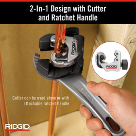 Cutting range from 1/4in to 1-1/8in OD on a compact tool.