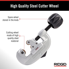 RIDGID 32920 ergonomic X-CEL knob enables quick, precise cuts