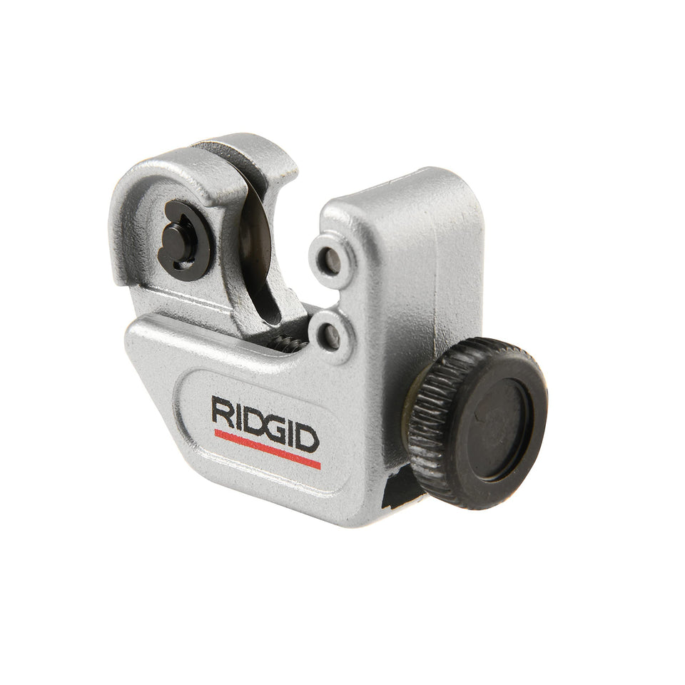 RIDGID 32975 Model 103 close-quarters tubing cutter delivers precise cuts in tight spaces.