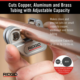 RIDGID 32985 large knurled knob enables precise feed pressure.