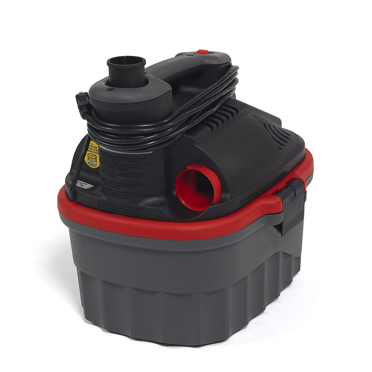 RIDGID 4000RV on-board storage demonstrates ready-to-use accessories