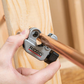 RIDGID close-quarters cutter ready for tight space job sites and kits.
