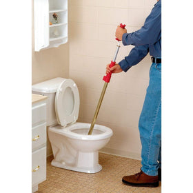 RIDGID 6 ft heavy-duty drop head cable ready for tough clogs.