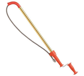 RIDGID 59802 K-6DH toilet auger in use for clog clearance.