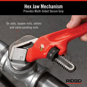 RIDGID E-110 capacity range from 1-1/8 to 2-5/8 inches