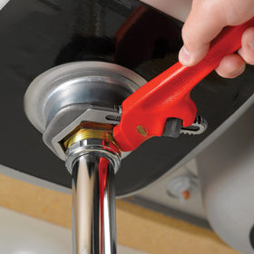 RIDGID E-110 made in the USA label on the tool