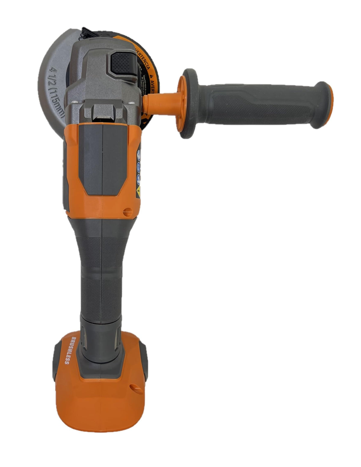 RIDGID paddle switch control enables easy one handed operation.