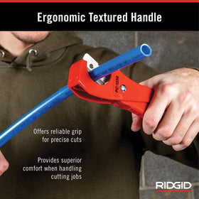 RIDGID PC-1250 lightweight, durable build for comfortable use.