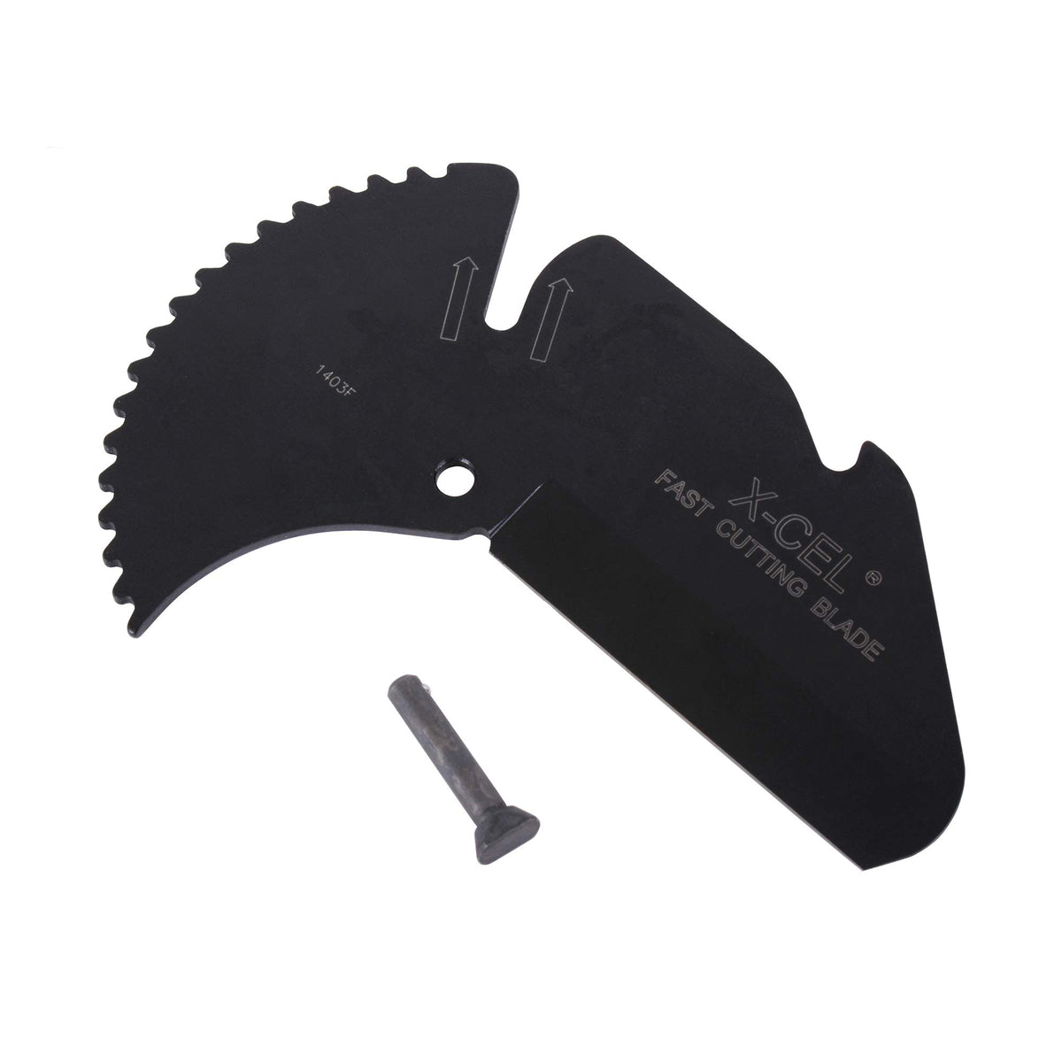 RIDGID RC-2375 blade cutting plastic tubing with tool-free blade change