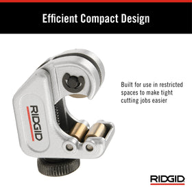 RIDGID Model 103 features a knurled feed screw knob for controlled pressure.