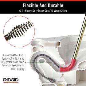 RIDGID in use shows safe operation near fixtures