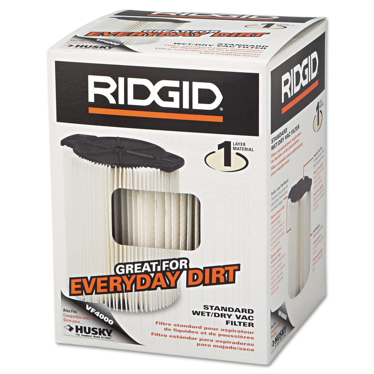 RIDGID VF4000 installed on compatible vacuum shows secure fit