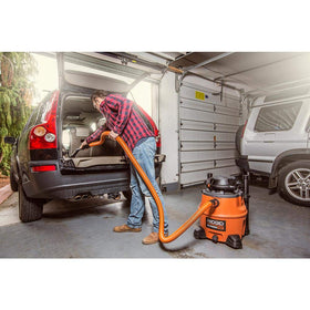 RIDGID VT2534 crevice tool reaches between seats and console