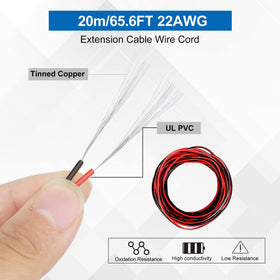 Rifachua wire seen being connected with T-Tap clamps in a tidy setup
