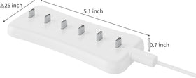 Rihvy charging station compact size fits on shelves or desks