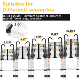 RIKADE ladder versatile for home, outdoor projects, and camping uses.