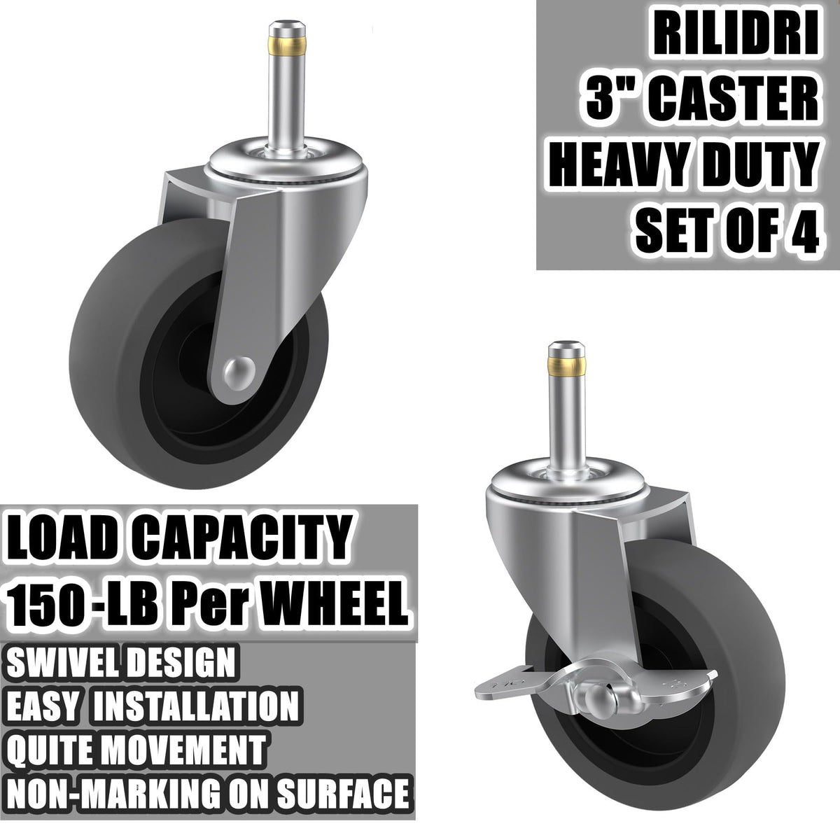 RILIDRI 7-16inch stem wheels streamline upgrades.
