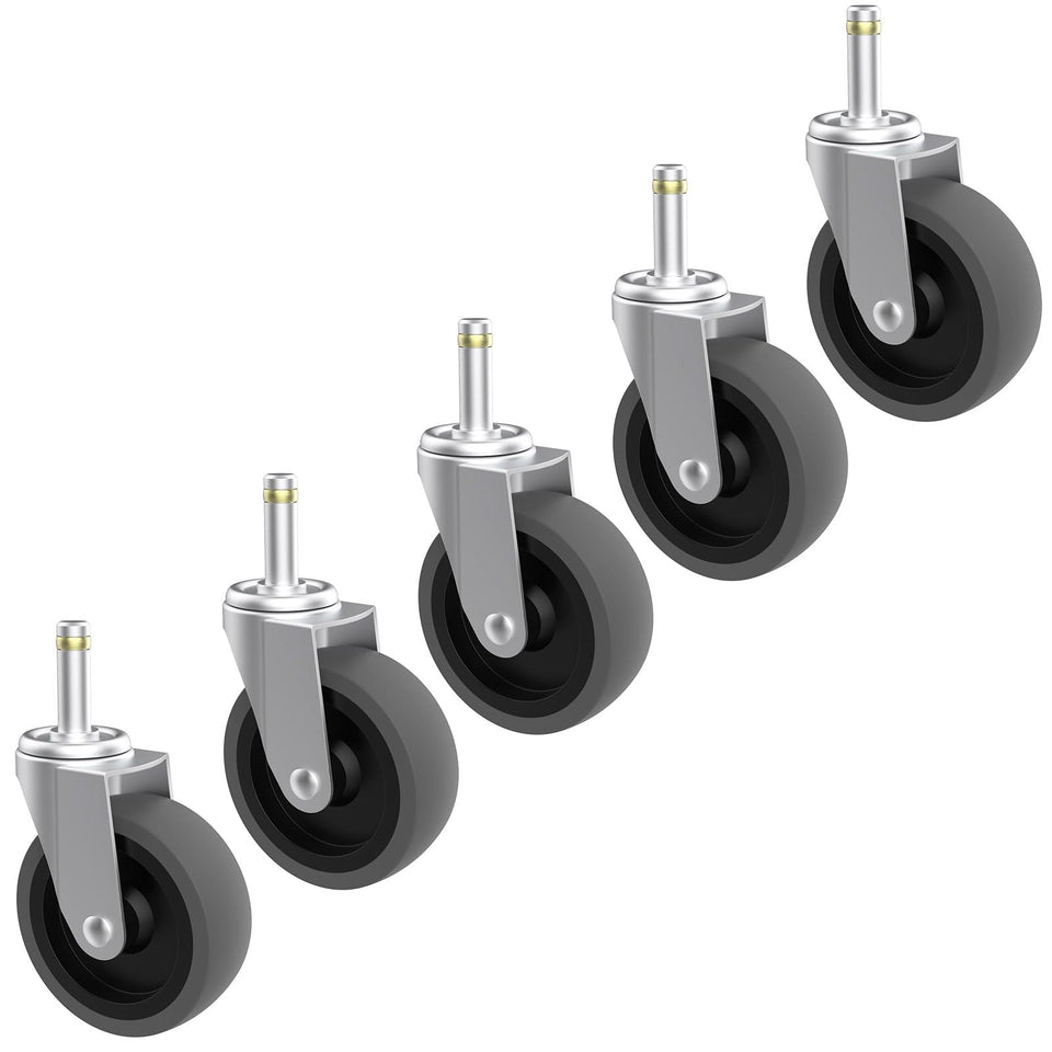 RILIDRI replacement casters for Brute dolly with five-pack for heavy-duty use.
