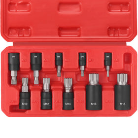 RIMKOLO XZN triple square sockets for 1/4 drive with smooth engagement