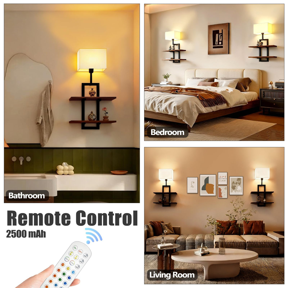 RINBOU color temperatures from warm to daylight for mood lighting