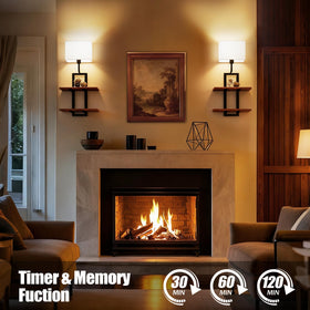 RINBOU remote control and timer personalize lighting without leaving the sofa