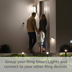 Ring A19 bulb fits standard E26 sockets for easy replacement.