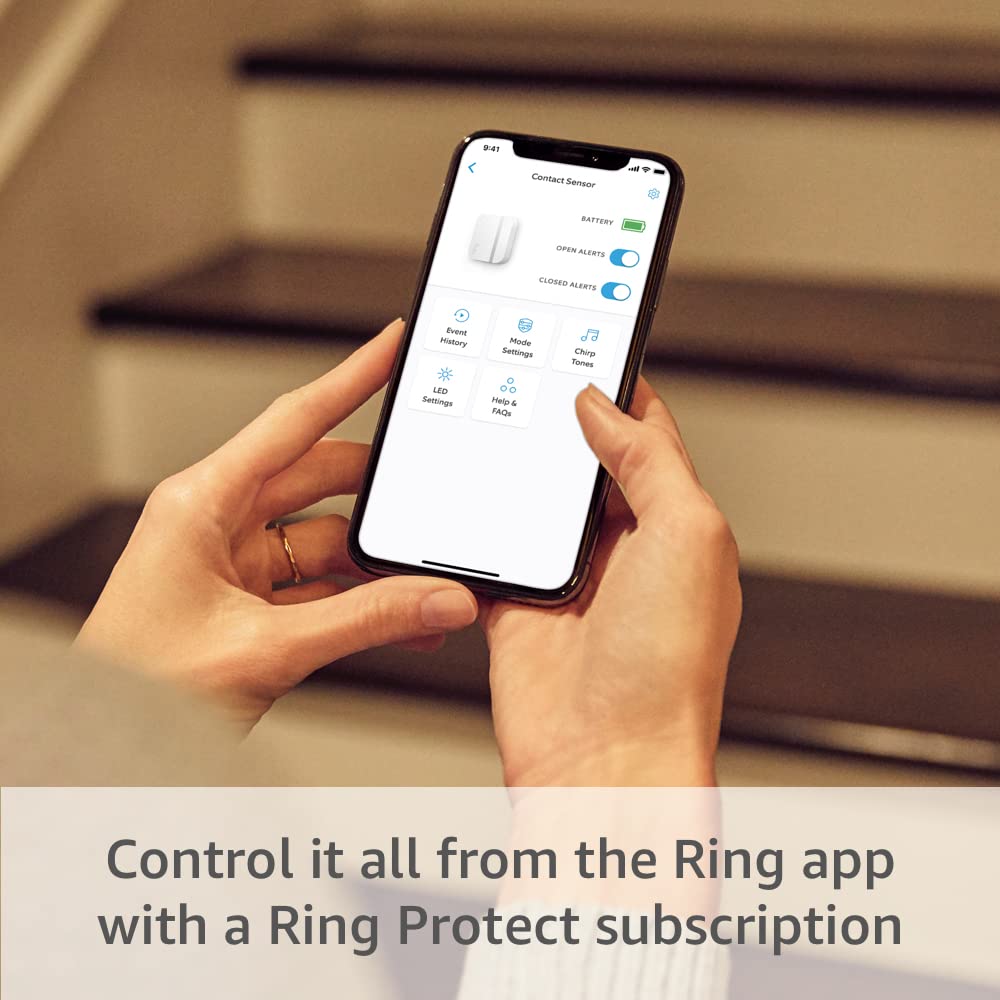 Ring Alarm Base Station and sensors connected, illustrating a centralized security hub.