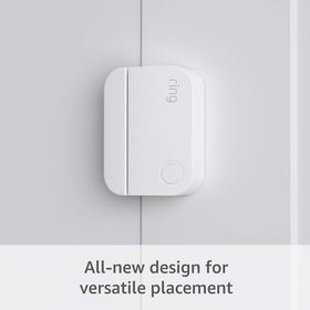 Ring Alarm Contact Sensor 2nd Gen installation demo shows tool-free setup.