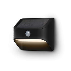 Ring Solar Steplight on stairs illuminates path for safe nighttime entry