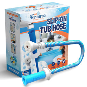 Rinseroo extendable hose function for extra reach.