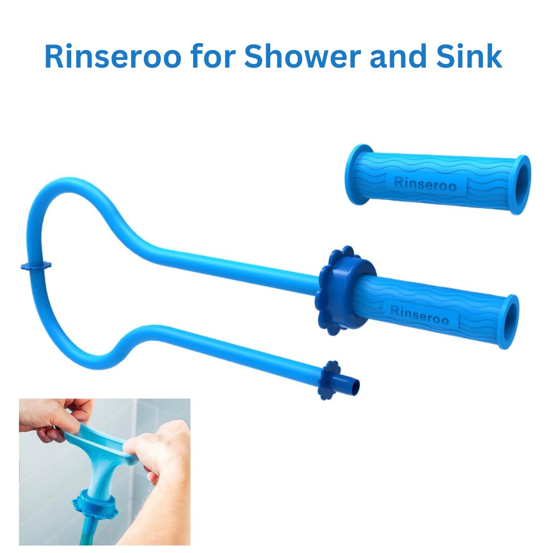 Rinseroo slip-on design creates a tight seal for efficient water flow.