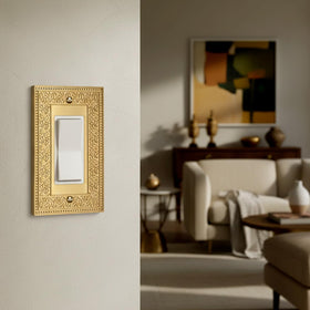 Rio Salto Laurel Collection beaded trim detail enhances vintage architectural charm.