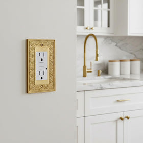 Rio Salto Laurel Collection heavy gauge metal construction delivers durable wall coverage.