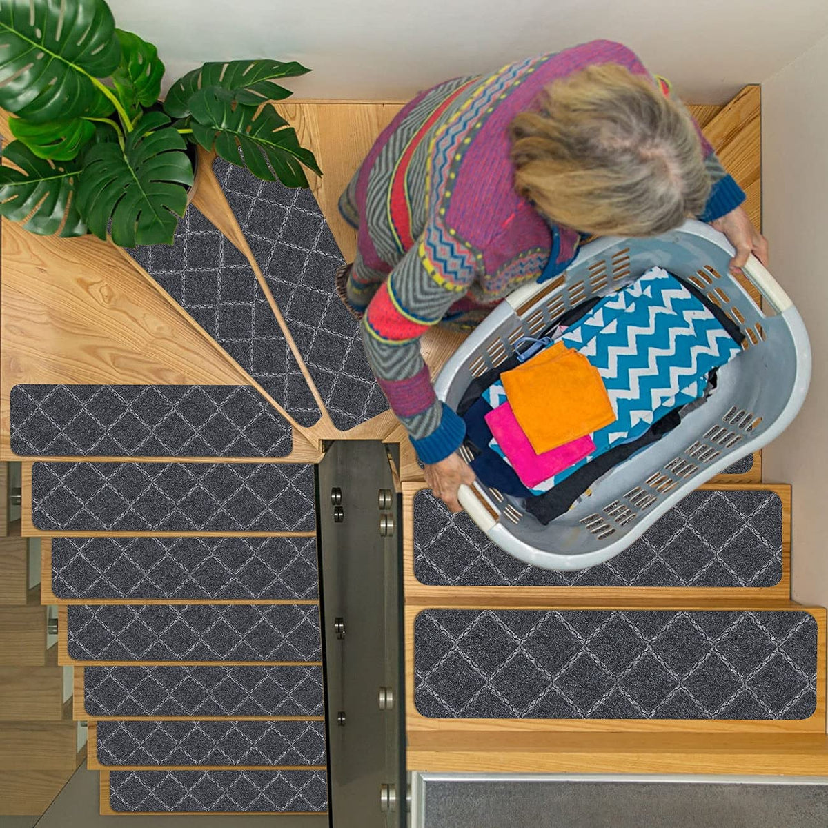 RIOLAND stair treads reduce noise for a quieter home