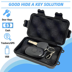 Riomhorry large capacity key box stores keys, airtags, USB drives, and cash.