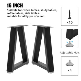 Rioychan bench legs with adjustable feet to protect floors on DIY projects.