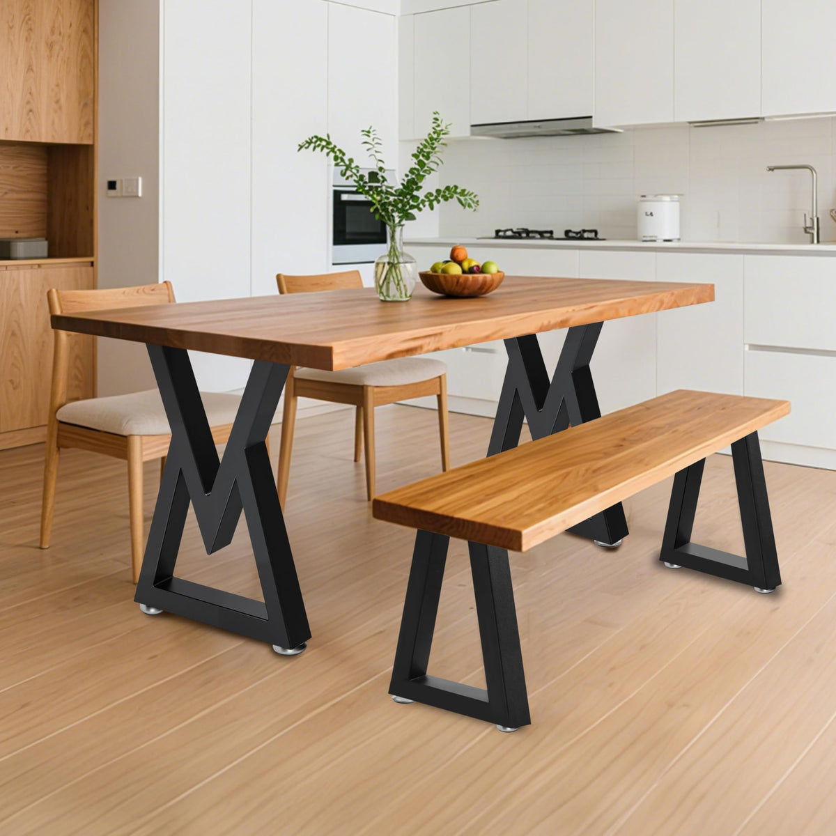 Rioychan trapezoid legs support heavy loads up to 800 pounds per set.