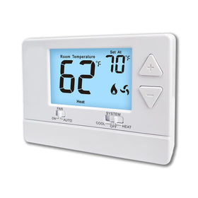 Riseem thermostat backlight display for easy reading and quick adjustments.
