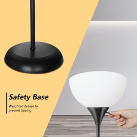 RISLG standing lamp in living room, ideal for reading and relaxing evenings.