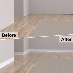 Risunpet baseboard trims available in color options suitable for various decors.