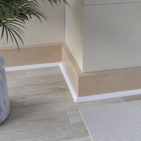 Risunpet peel-and-stick installation with a self-adhesive strip.