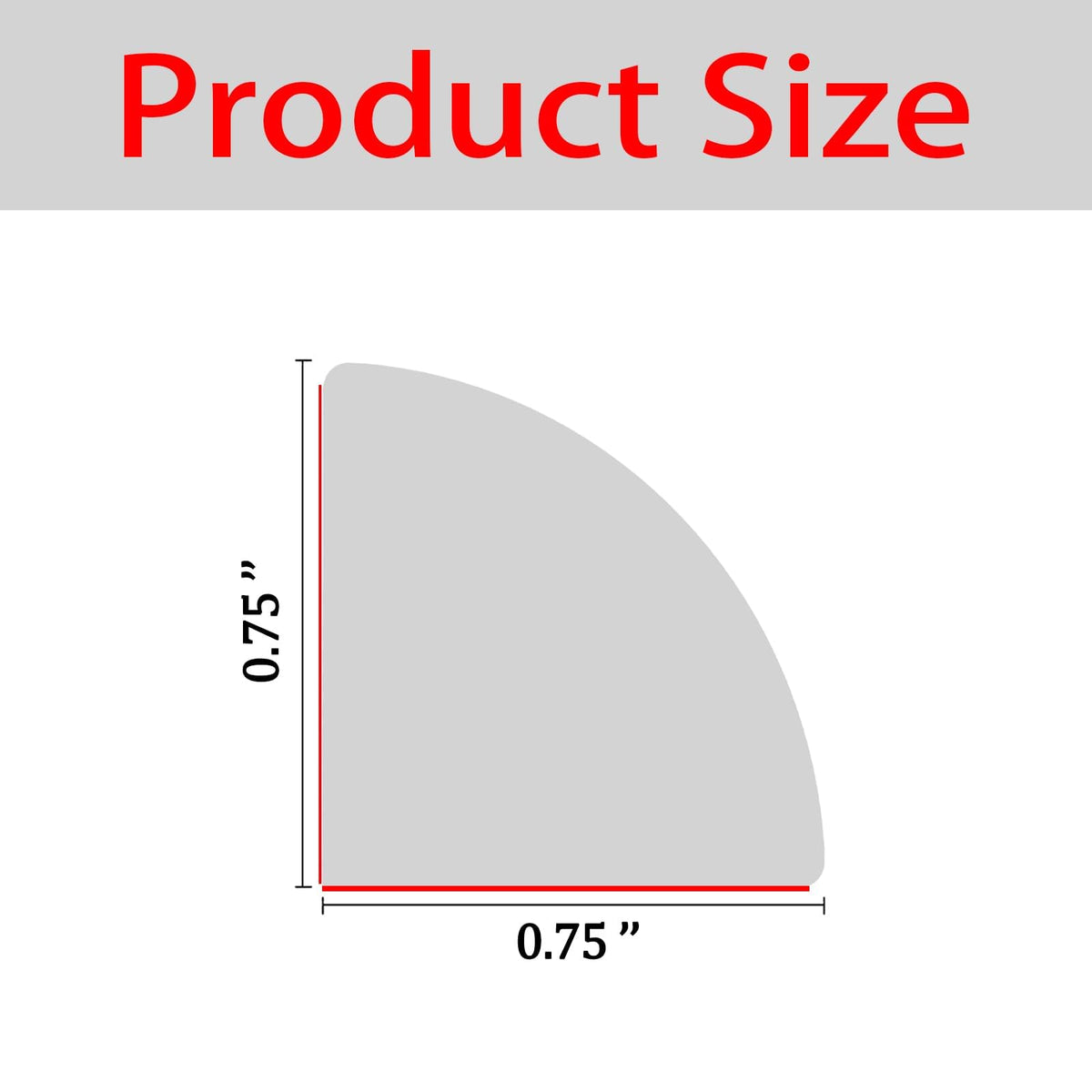 Risunpet 3-4 inch profile shows a seamless quarter round edge.