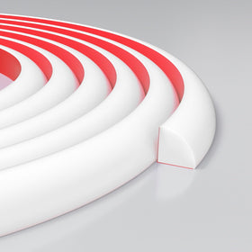 Risunpet rubber trim with adhesive back enables quick installation.
