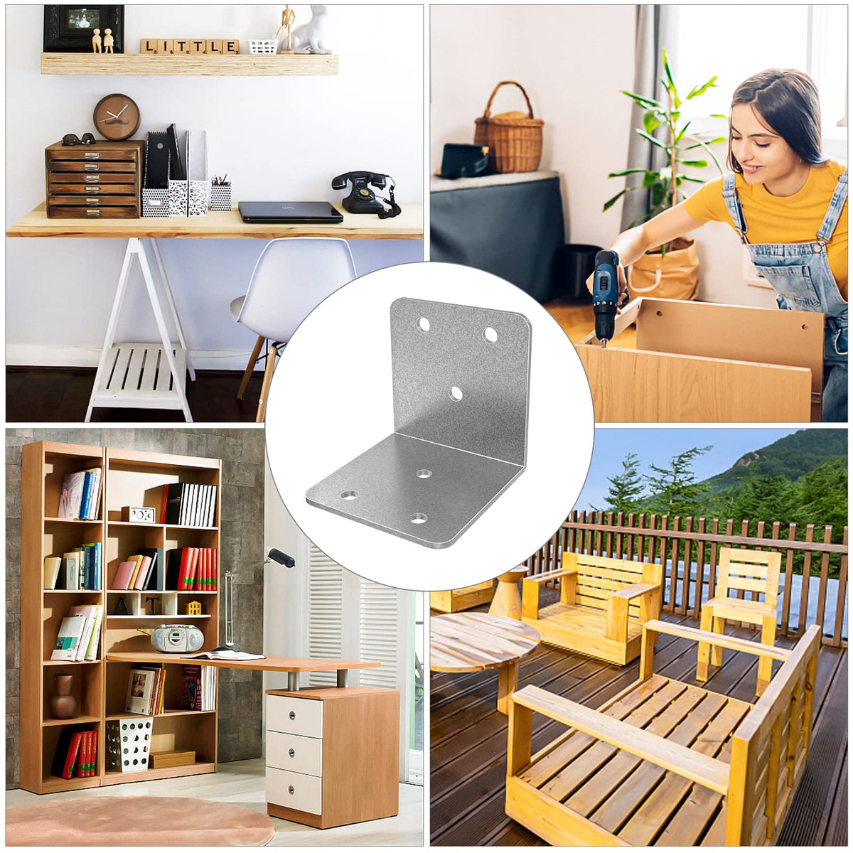 Riuog rust-resistant braces help extend furniture longevity under daily use.