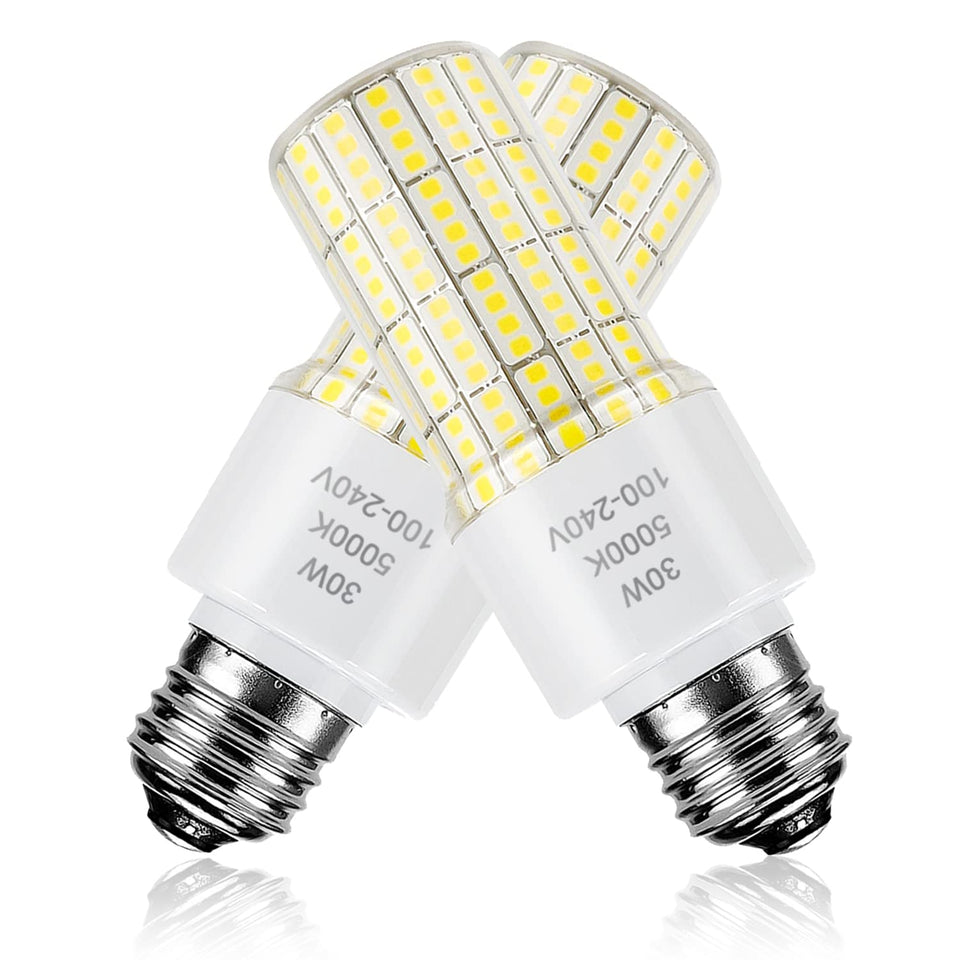 RIUVAO 2-pack LED corn lights outdoors with IP67 waterproof protection
