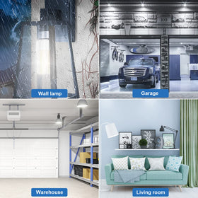 RIUVAO durable plastic-shell LED bulb with long service life