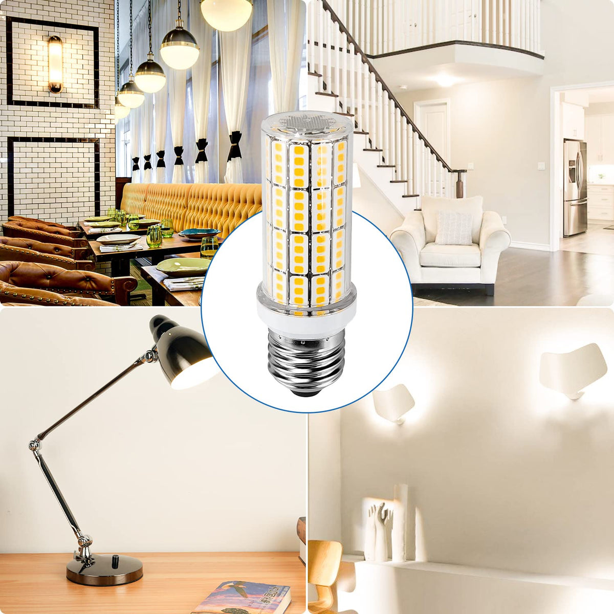 RIUVAO energy-saving 20W LED reduces bills versus incandescent.