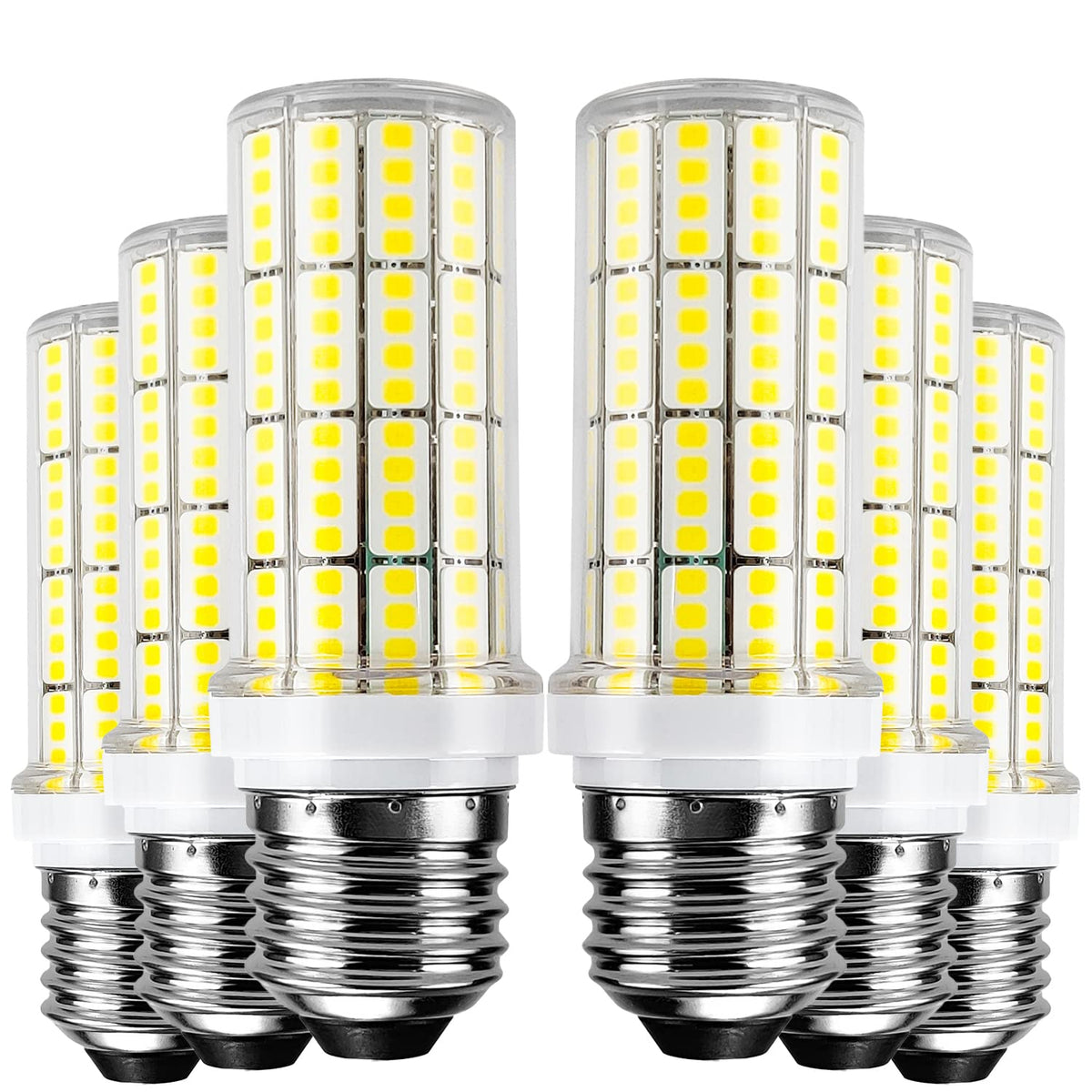RIUVAO LED bulb 6-pack in cool daylight 5000K for bright rooms