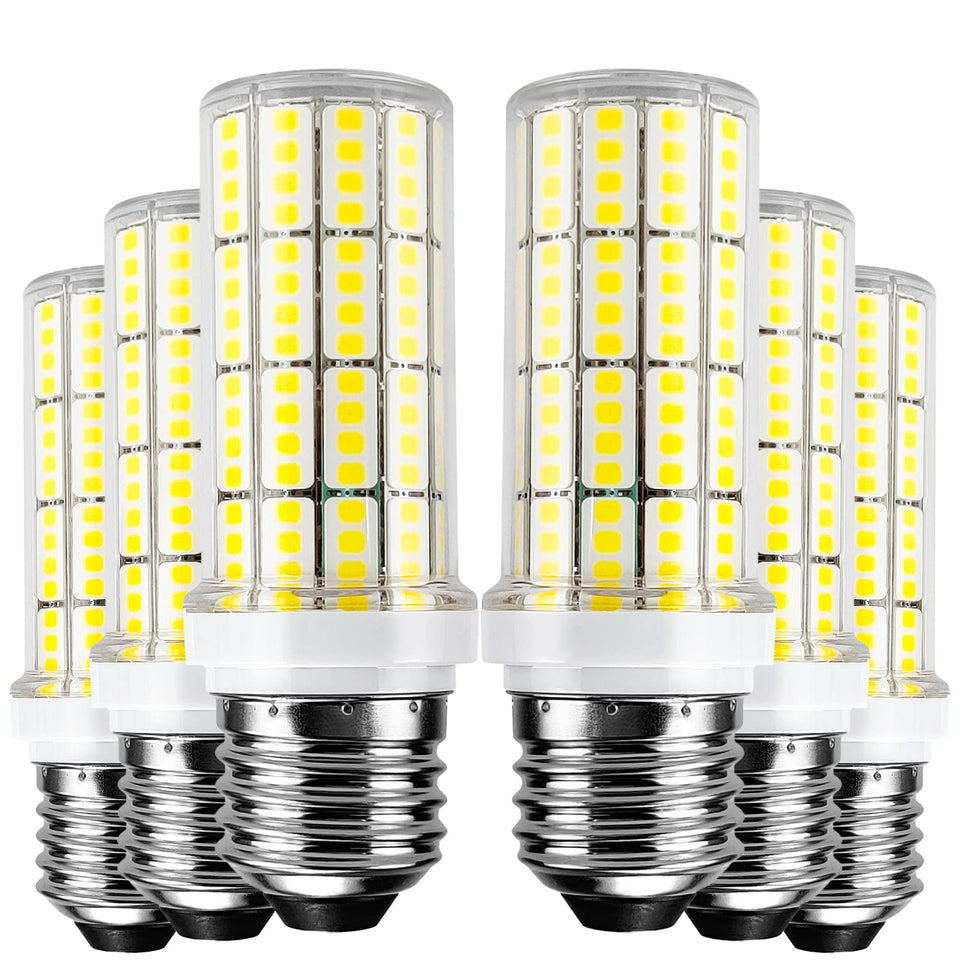 RIUVAO LED bulb 6-pack in cool daylight 5000K for bright rooms