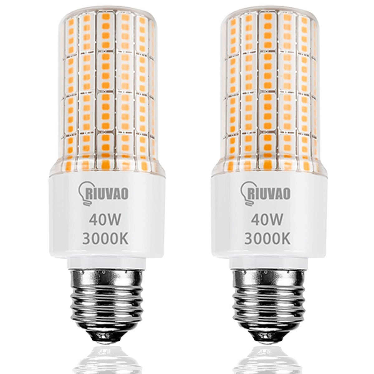 RIUVAO Led corn bulb with 5000lm outdoor brightness for porches and yards.